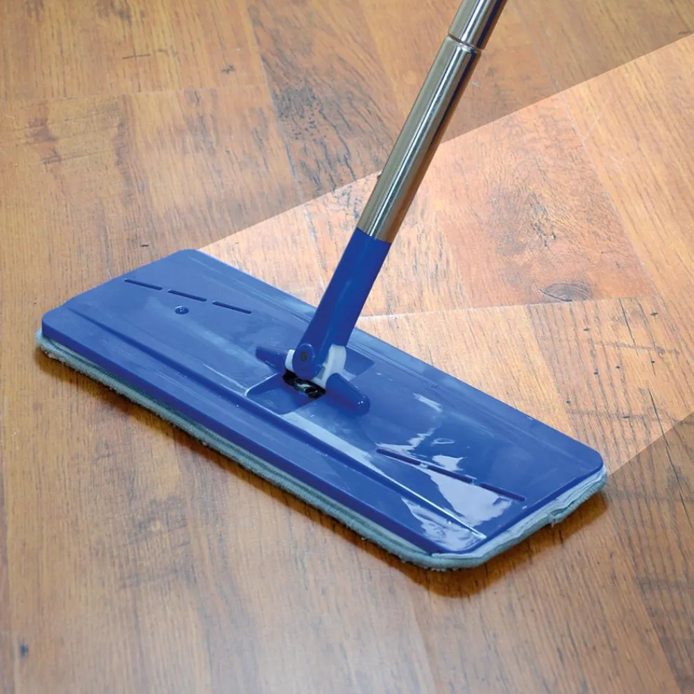 Livington Reinigung-Touchless Mop Bodenwischer mit Auswringfunktion inkl. Mikrofaser-Pad