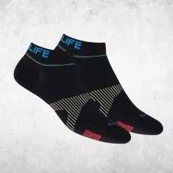 Neurosocks 2 Minuten 2 Millionen-Athletic NoShow Socken schwarz