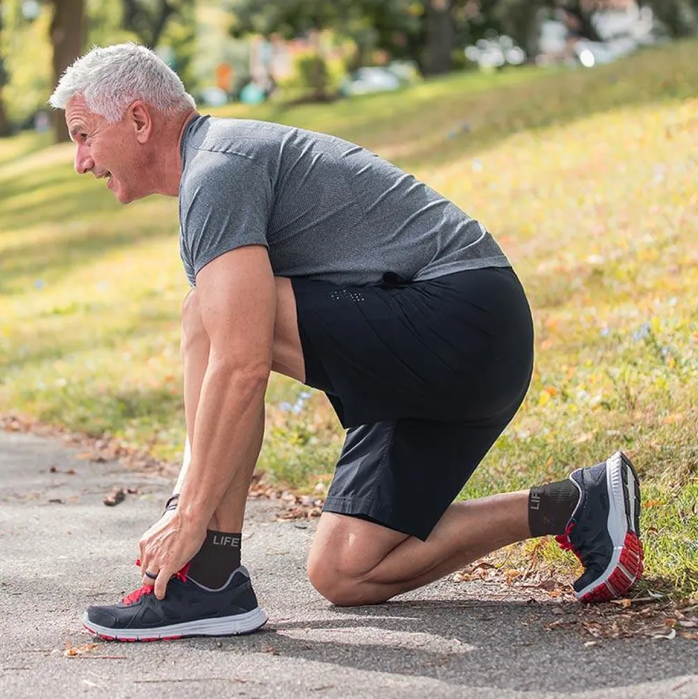 Neurosocks 2 Minuten 2 Millionen-Athletic Socken schwarz