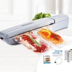 PowerXL Küchenhelfer & Kochzubehör|Küchengeräte-Duo NutriSealer 6in1 Vakuumiergerät inkl. Folien & Beutel (B-Ware)