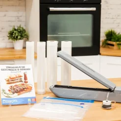 PowerXL Küchenhelfer & Kochzubehör|Küchengeräte-Duo NutriSealer Vakuumiergerät Spar-Set 1