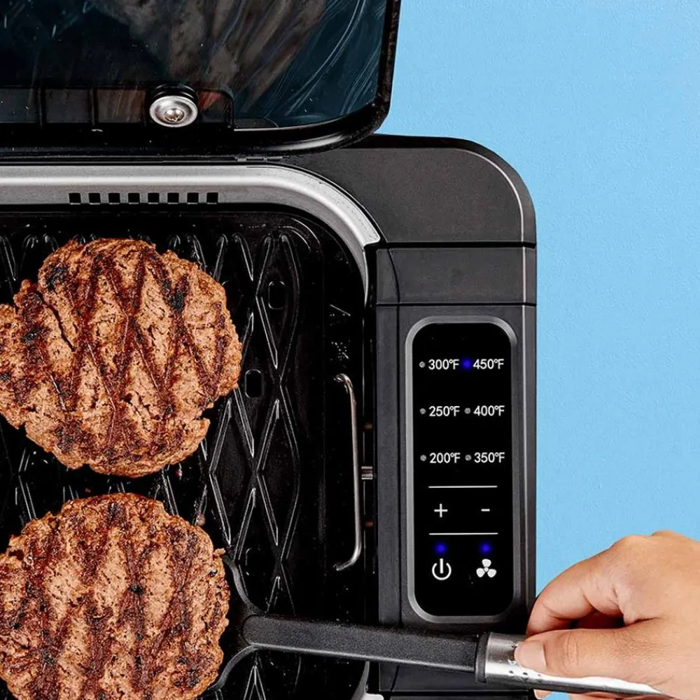 PowerXL Küchengeräte-Smokeless Grill Elite 2in1-Indoorgrill mit integriertem Rauchabzug