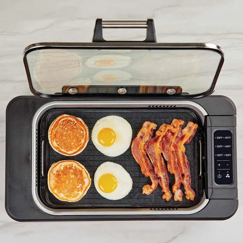 PowerXL Küchengeräte-Smokeless Grill Elite 2in1-Indoorgrill mit integriertem Rauchabzug