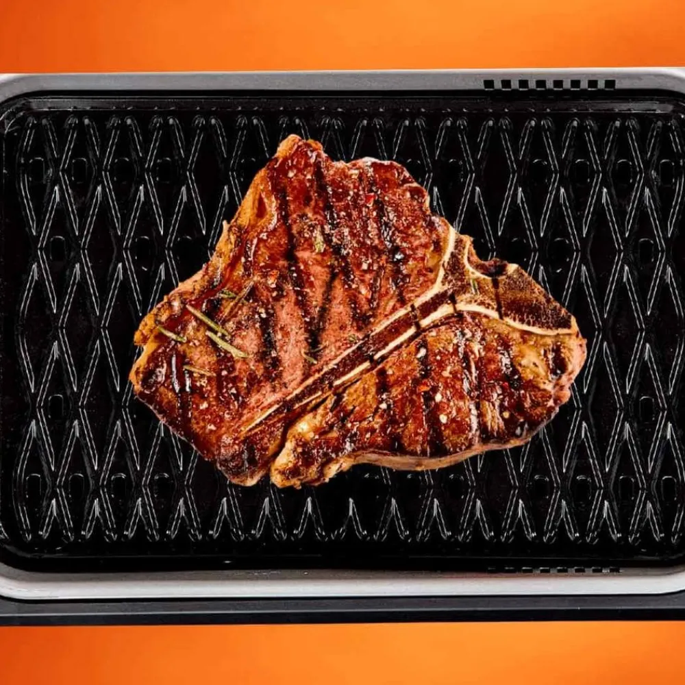 PowerXL Küchengeräte-Smokeless Grill Elite 2in1-Indoorgrill mit integriertem Rauchabzug