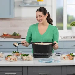 PowerXL Küchengeräte-StirMax 9in1 MultiCooker Multikocher mit automatischem Rühreinsatz