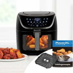 PowerXL Küchengeräte-Vortex PRO AirFryer 7in1 Heißluftfritteuse mit Sichtfenster