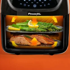 PowerXL Küchengeräte-Vortex PRO AirFryer 7in1 Heißluftfritteuse mit Sichtfenster