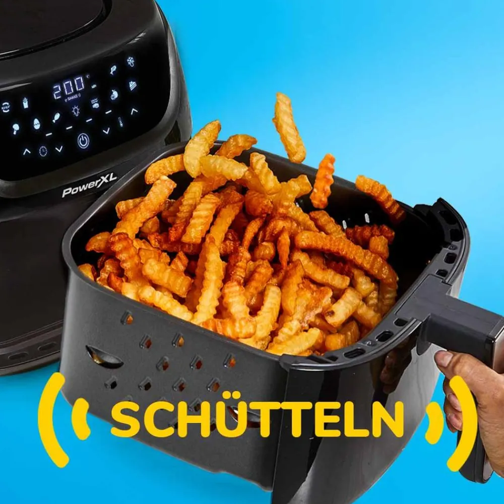 PowerXL Küchengeräte-Vortex PRO AirFryer 7in1 Heißluftfritteuse mit Sichtfenster