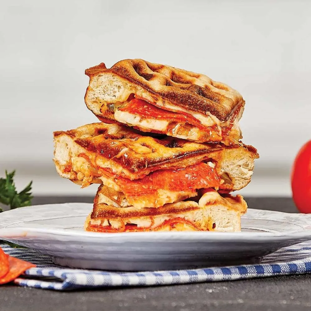 PowerXL Küchengeräte-Waffle Star Waffeleisen 13cm 2er Spar-Set inkl. Rezeptheft GRATIS
