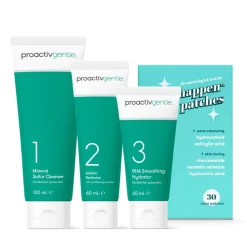 Proactiv Körperpflege & Hygiene|Kosmetik-Gentle 60 Tage Routine 240 ml + 30 Zits Happen Patches