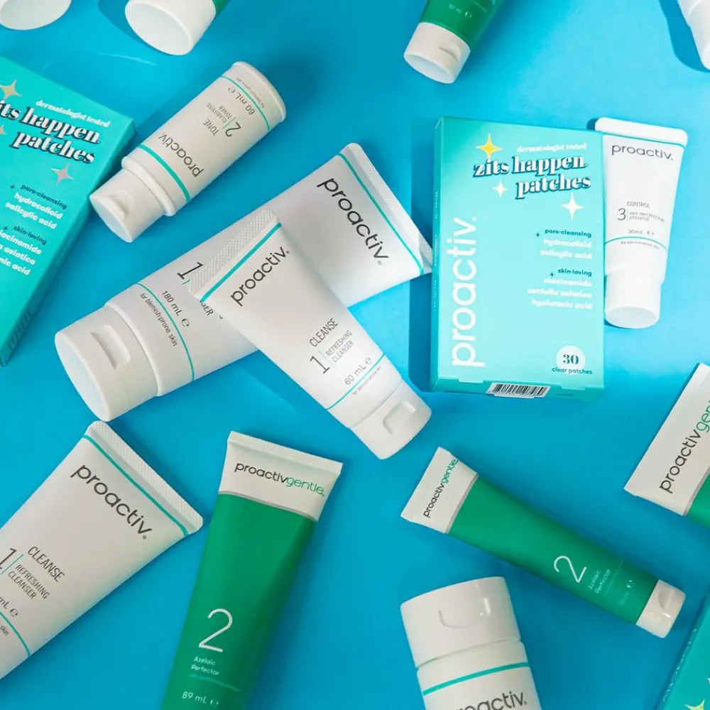Proactiv Körperpflege & Hygiene|Kosmetik-Solution 60 Tage Routine 300 ml + 30 Zits Happen Patches