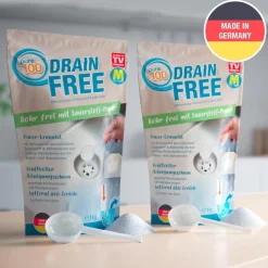 Pure 100 Reinigung-Pure100 Drain Free Abflussreiniger 1kg+1kg GRATIS