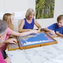 Keine Spiel & Spaß-Puzzable Puzzletisch mit Schublade 500 Teile inkl. LED-Lampe