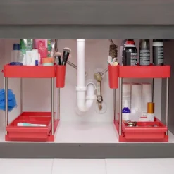 Keine Clevere Alltagshelfer|Smarte Haushaltshelfer-Ruby Rolling Rack Organizer ausziehbares Regal