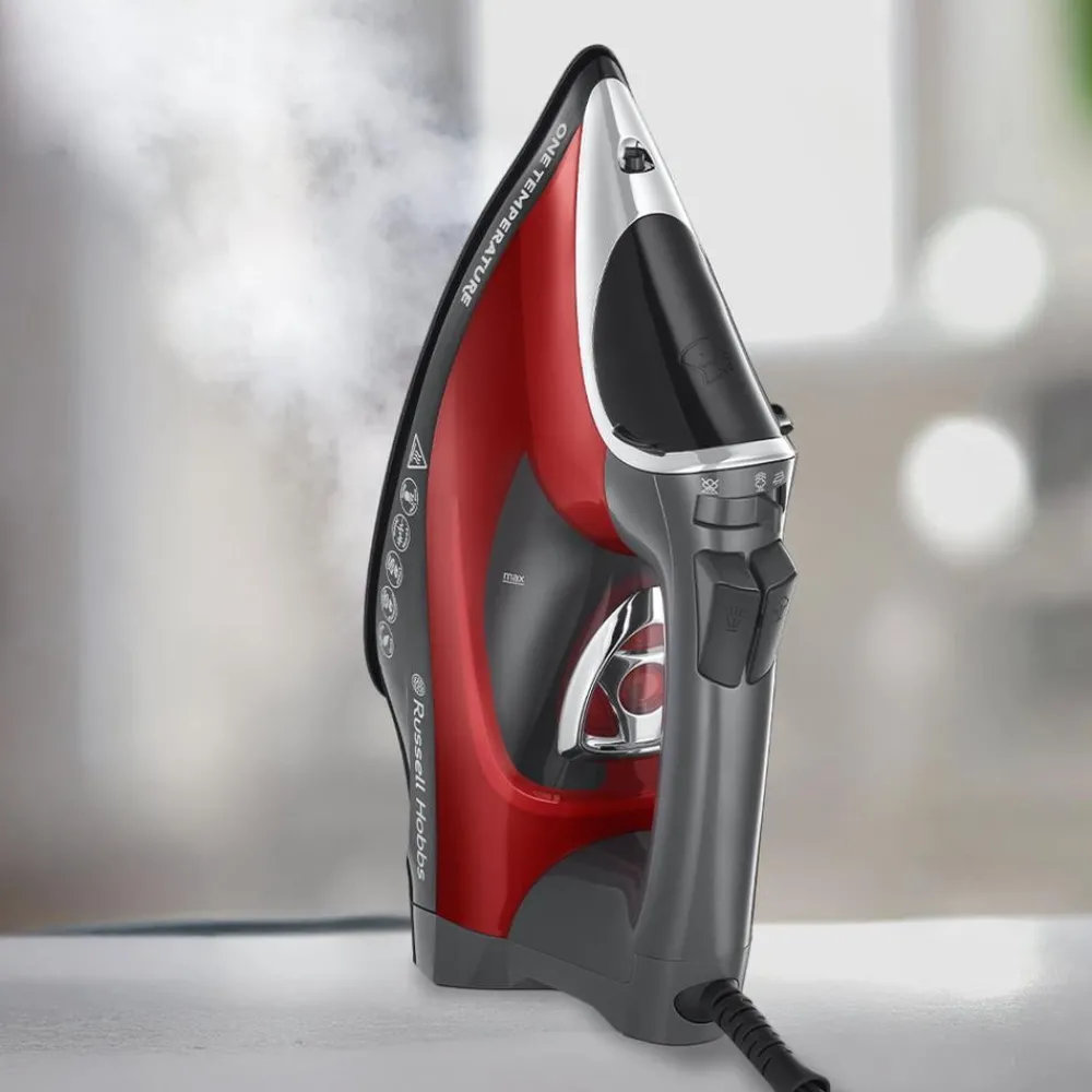 Sonstiges Smarte Haushaltshelfer-Russell Hobbs One Temperature Iron Universal-Dampfbügeleisen