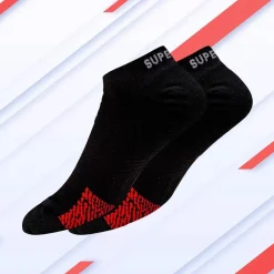 Keine Textil|Gesundheit & Wohlbefinden-SuperNeuro Athletic No Show Socken schwarz