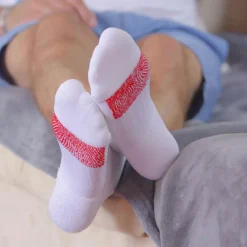 Keine Textil|Gesundheit & Wohlbefinden-SuperNeuro Athletic No Show Socken weiß