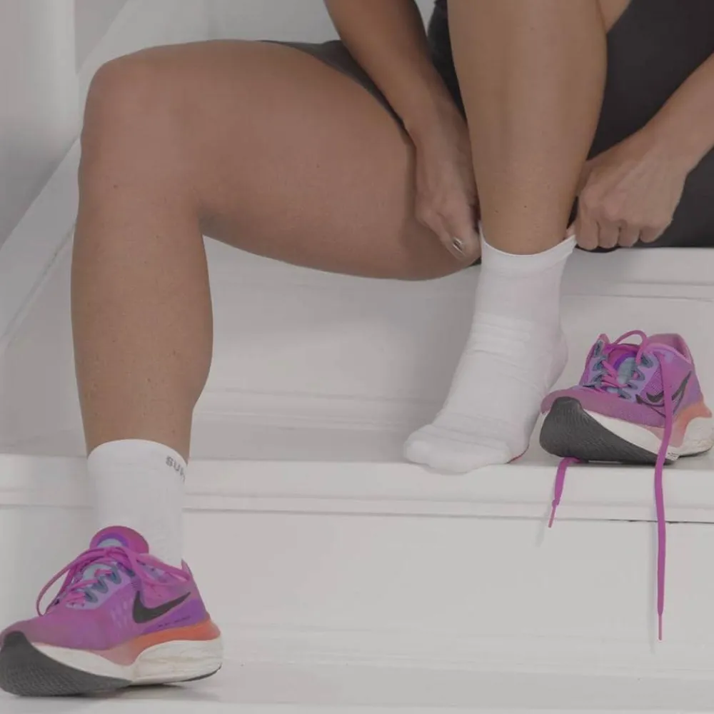 Keine Textil|Gesundheit & Wohlbefinden-SuperNeuro Athletic No Show Socken weiß