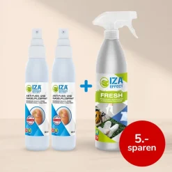 Keine Körperpflege & Hygiene-Super-Spar-Set IZA Effect Anti Fuß- & Nagelpilz Spray 1+1 + IZA Fresh