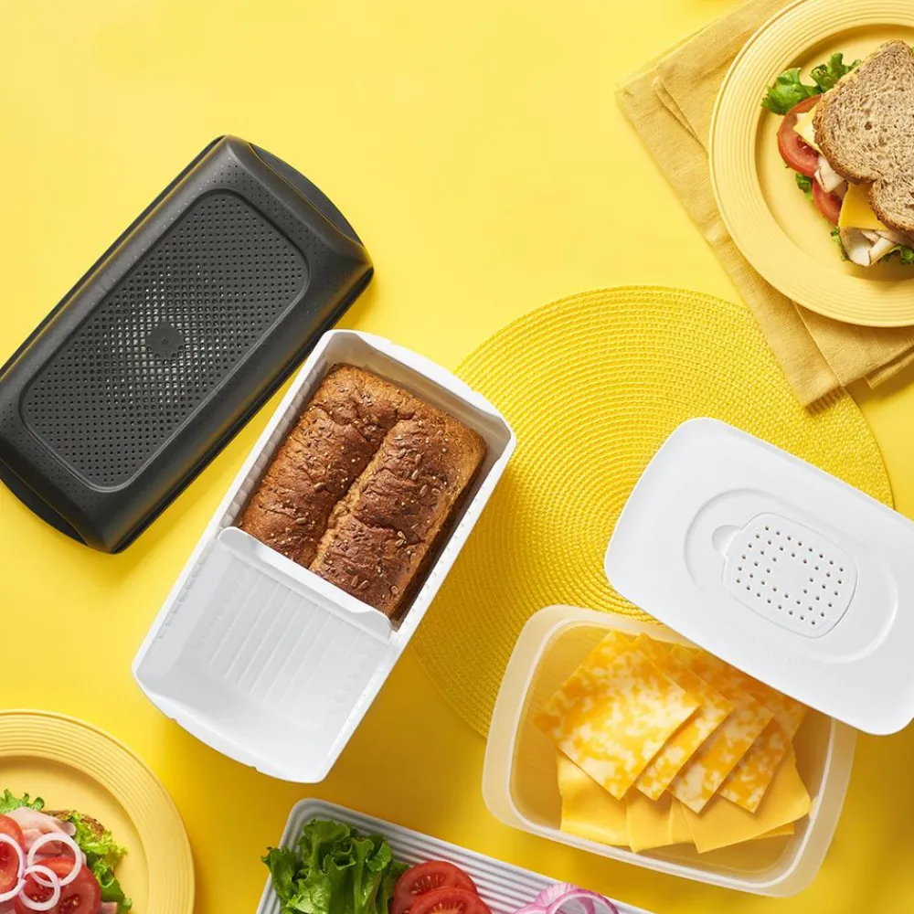 Tupperware Küchenhelfer & Kochzubehör-BreadSmart Brotkasten inkl. praktischem Box-Trenner GRATIS