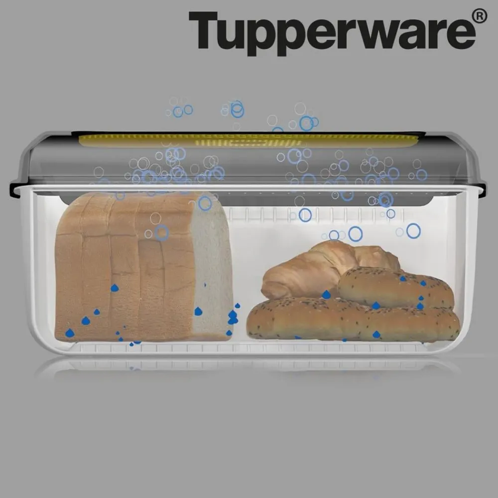 Tupperware Küchenhelfer & Kochzubehör-BreadSmart Brotkasten inkl. praktischem Box-Trenner GRATIS