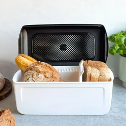 Tupperware Clevere Alltagshelfer|Smarte Haushaltshelfer-BreadSmart Spar-Set (bestehend aus beiden Brotkasten-Größen)