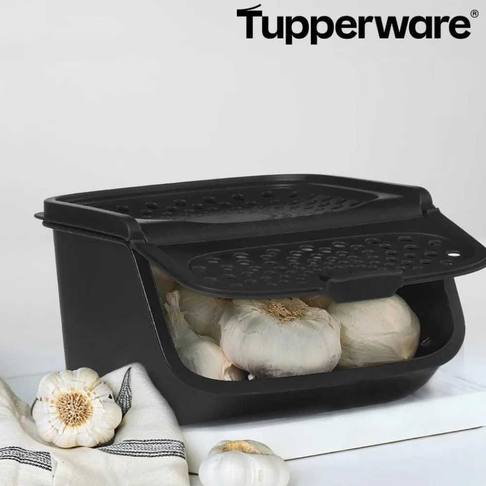 Tupperware Küchenhelfer & Kochzubehör-GarlicSmart Vorratsbehälter für Knoblauch