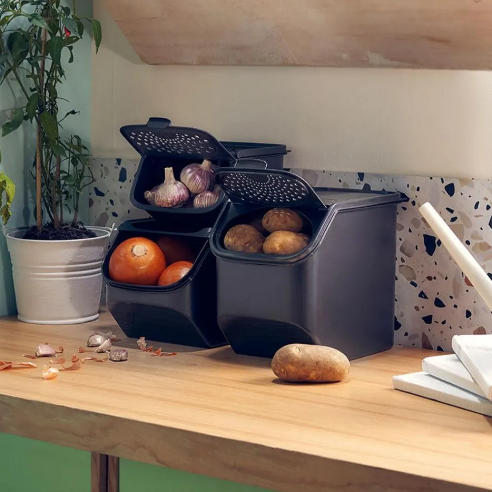 Tupperware Küchenhelfer & Kochzubehör-PotatoSmart & GarlicSmart Frischhaltebehälterset für Kartoffeln + Knoblauch