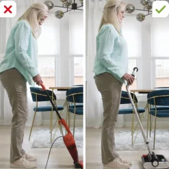 Keine Reinigung-Twin Grip Sweeper Akkubesen mit Doppelstange