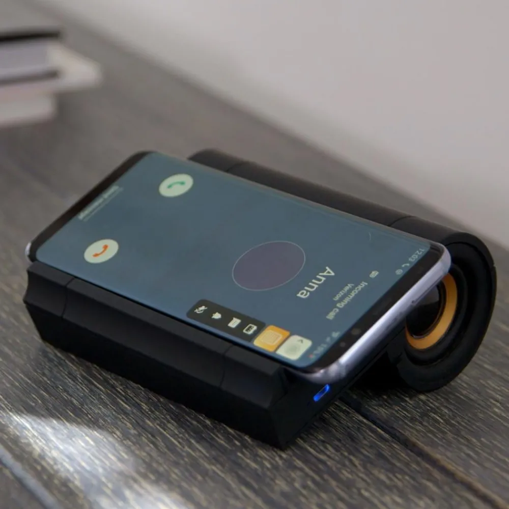 Keine Clevere Alltagshelfer|Smarte Haushaltshelfer-Volumax mobiler Akku-Smartphone-Lautsprecher mit Aufladefunktion